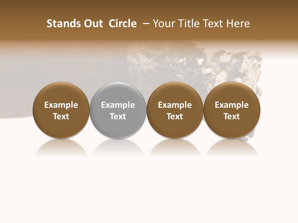 Unhealthy  Ash PowerPoint Template