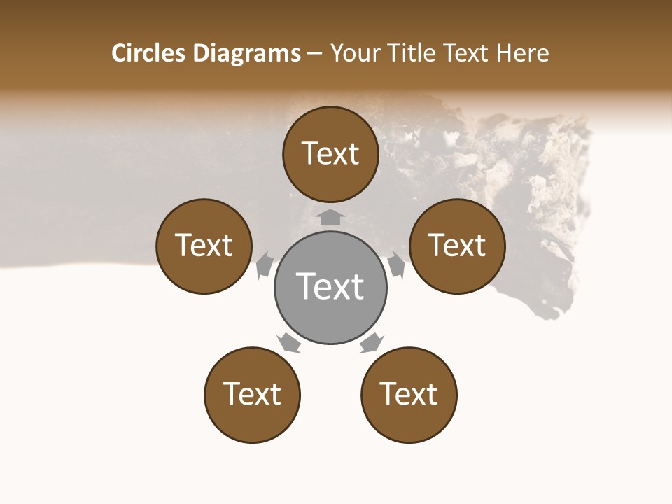 Unhealthy  Ash PowerPoint Template