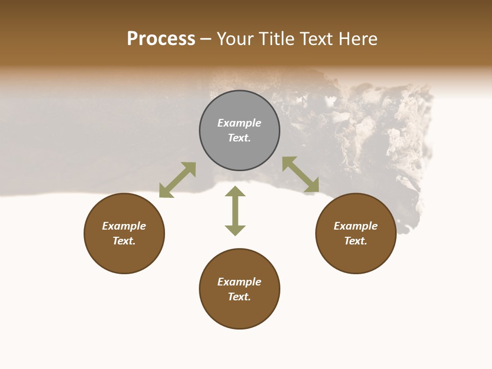 Unhealthy  Ash PowerPoint Template