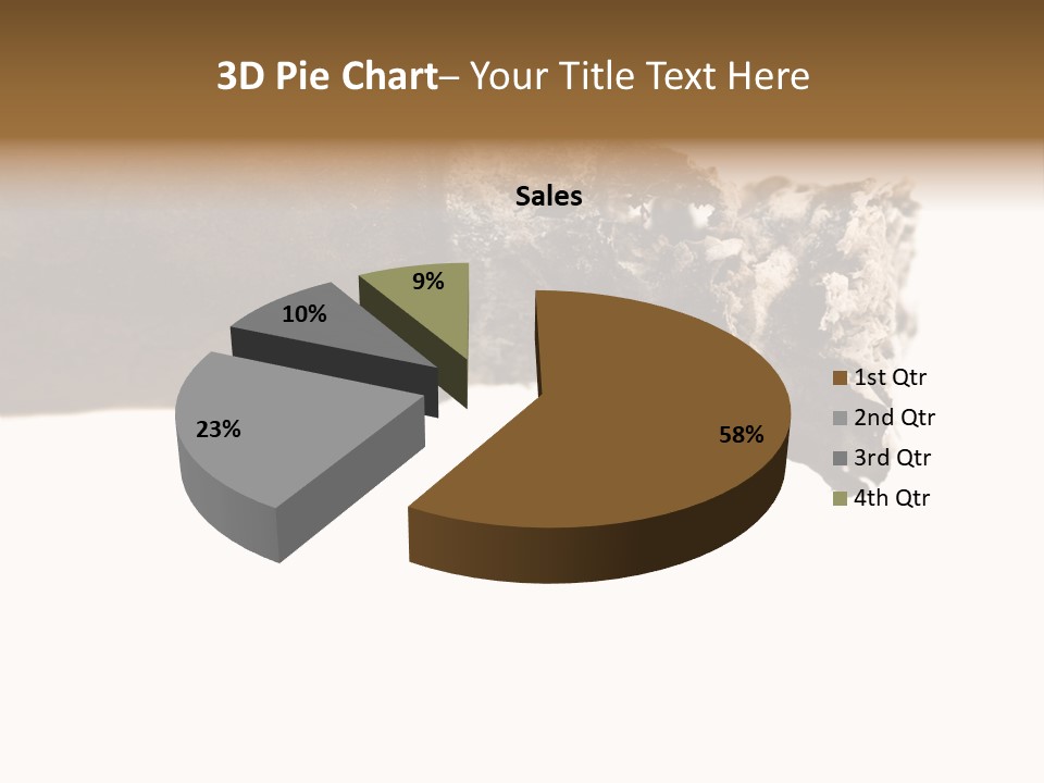 Unhealthy  Ash PowerPoint Template