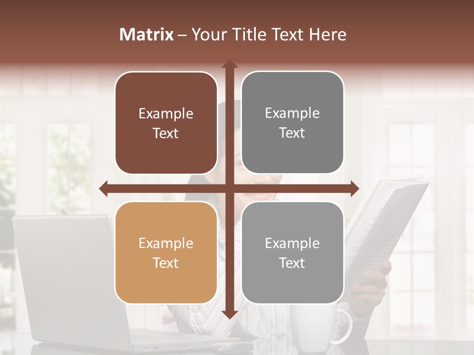 Telework Notebook Domestic PowerPoint Template