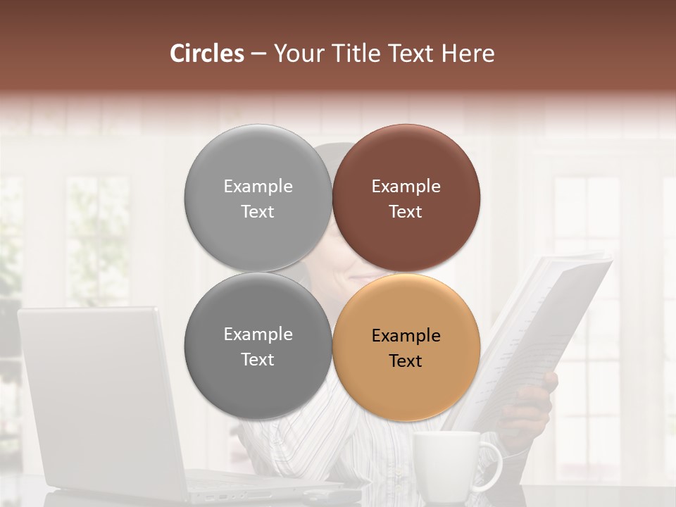 Telework Notebook Domestic PowerPoint Template