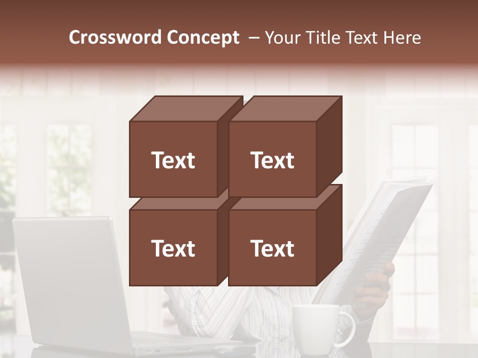 Telework Notebook Domestic PowerPoint Template
