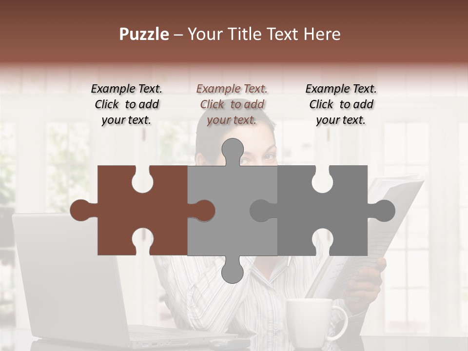 Telework Notebook Domestic PowerPoint Template