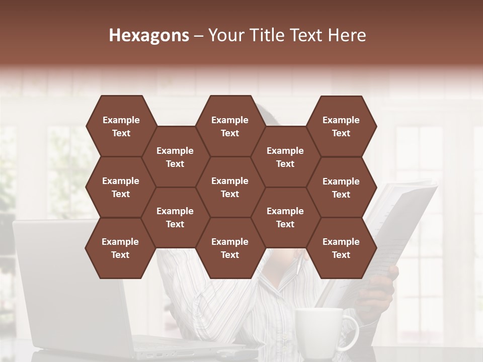 Telework Notebook Domestic PowerPoint Template