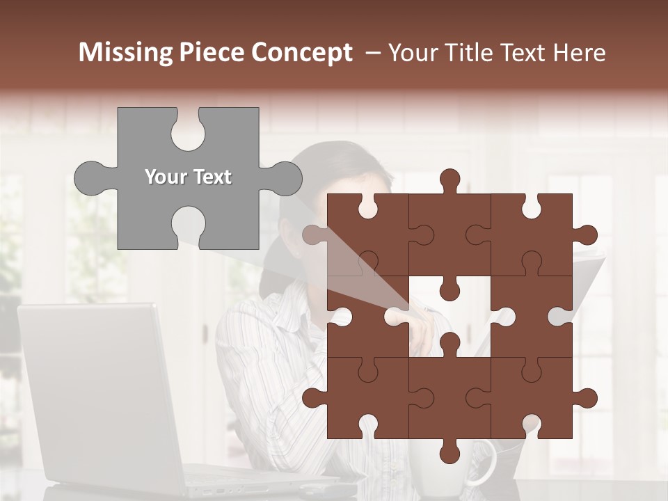 Telework Notebook Domestic PowerPoint Template