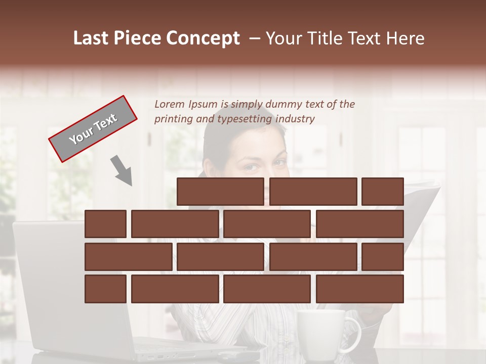 Telework Notebook Domestic PowerPoint Template