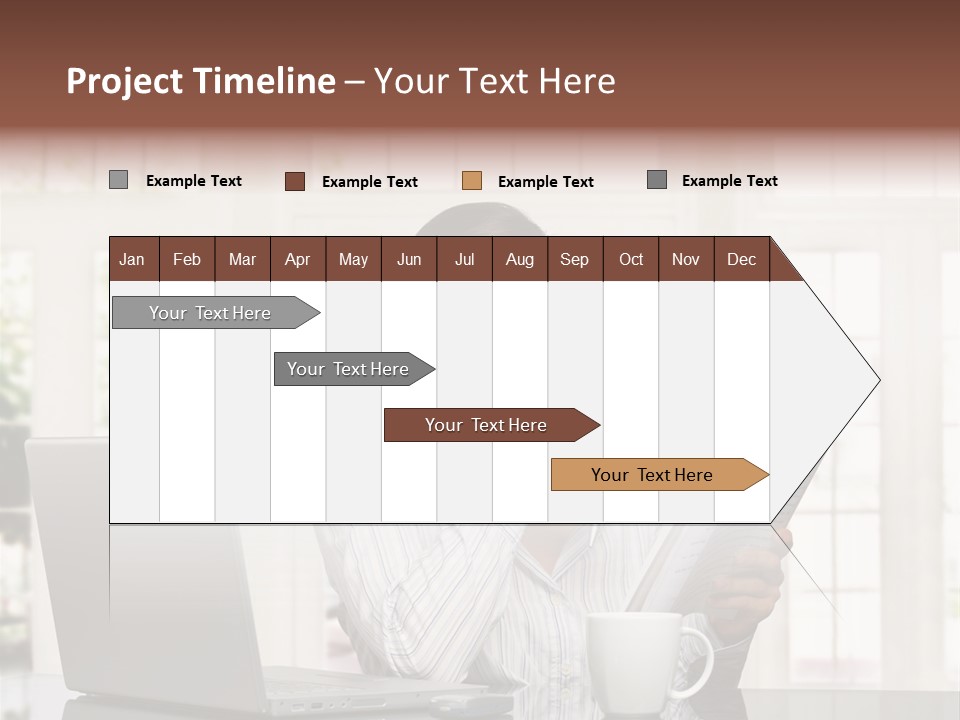 Telework Notebook Domestic PowerPoint Template