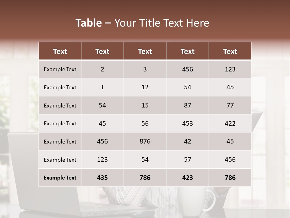 Telework Notebook Domestic PowerPoint Template