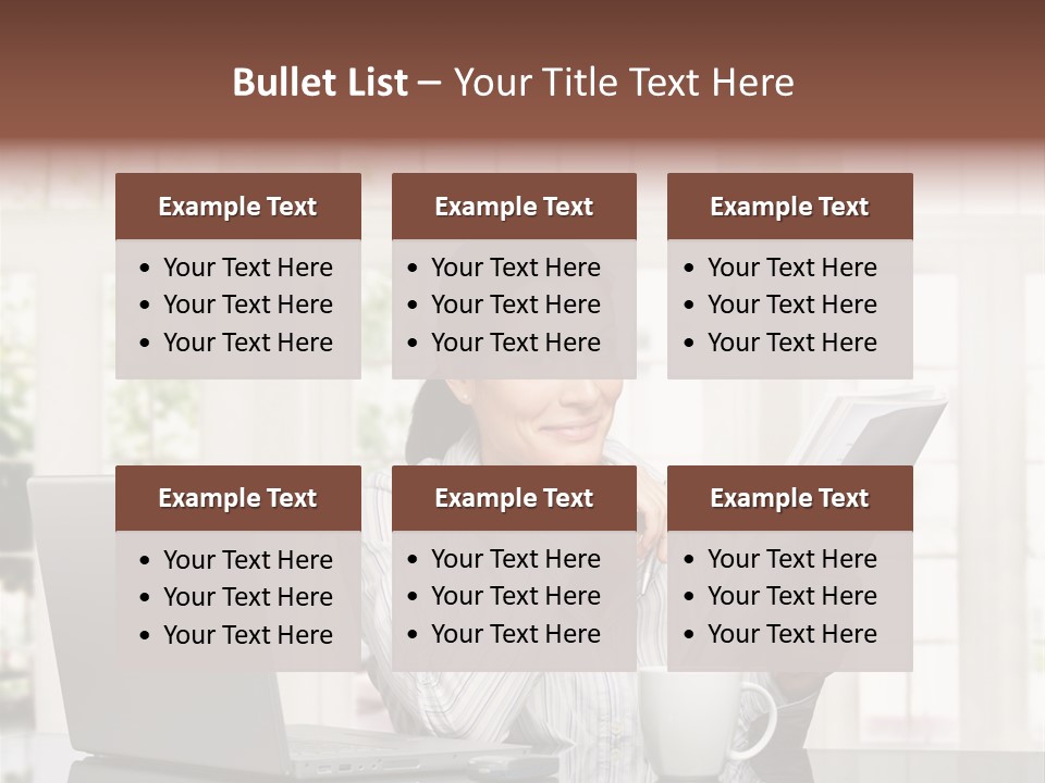 Telework Notebook Domestic PowerPoint Template