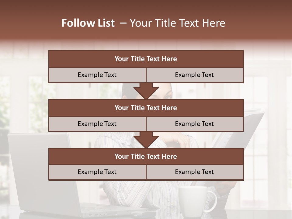 Telework Notebook Domestic PowerPoint Template