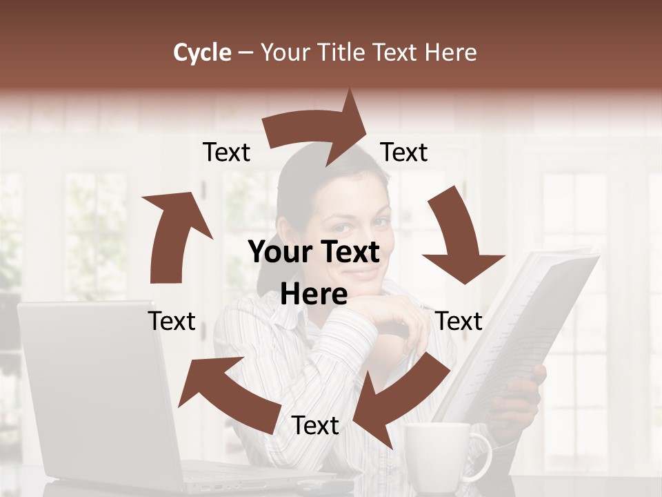 Telework Notebook Domestic PowerPoint Template