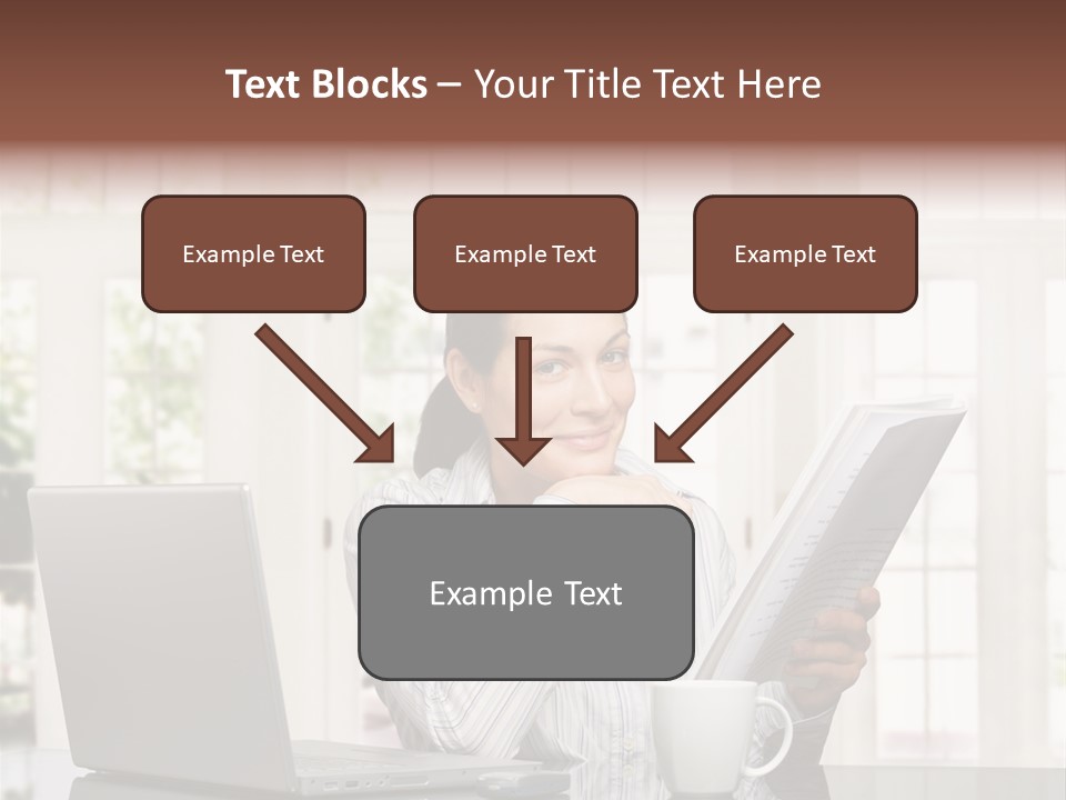 Telework Notebook Domestic PowerPoint Template