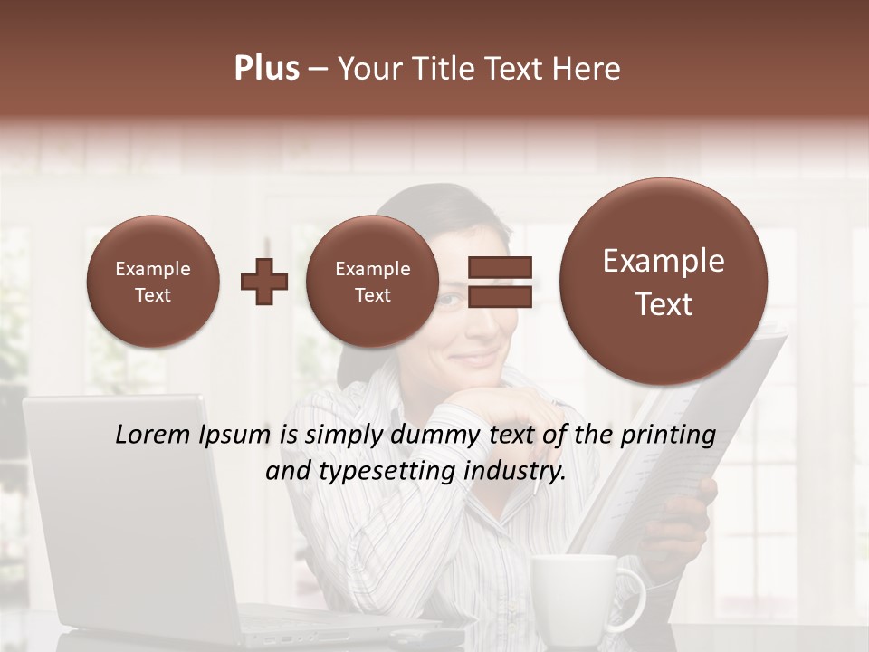 Telework Notebook Domestic PowerPoint Template