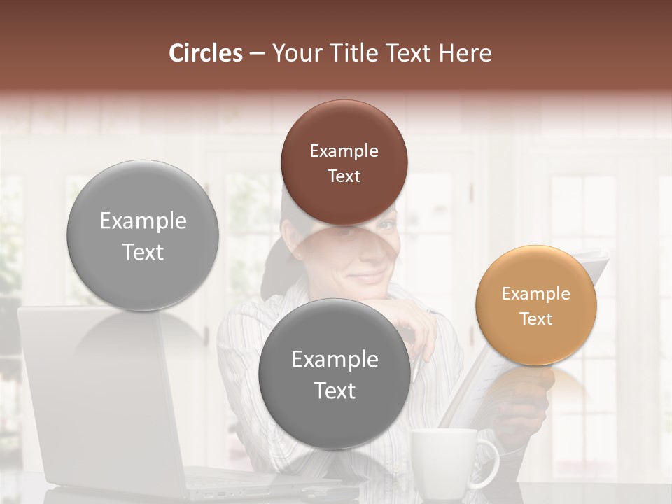 Telework Notebook Domestic PowerPoint Template