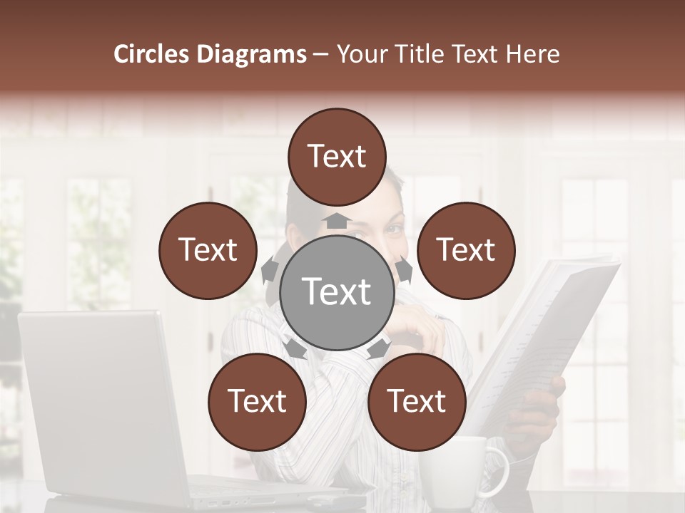 Telework Notebook Domestic PowerPoint Template