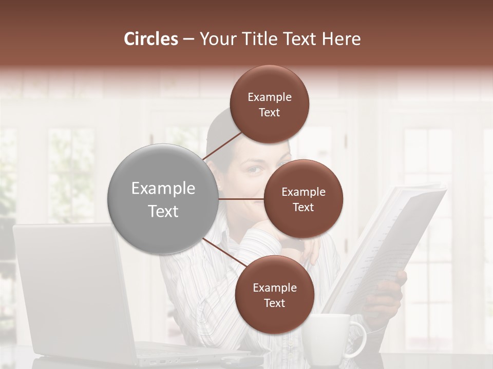 Telework Notebook Domestic PowerPoint Template