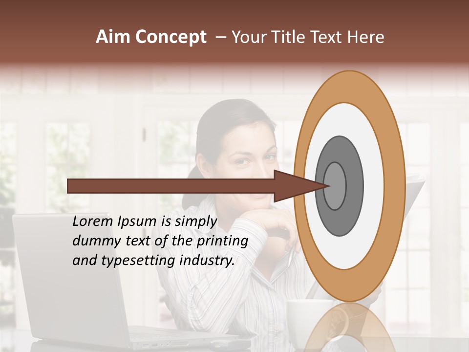 Telework Notebook Domestic PowerPoint Template