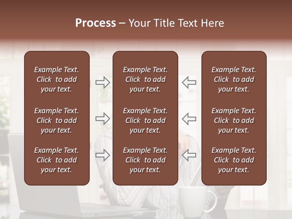 Telework Notebook Domestic PowerPoint Template