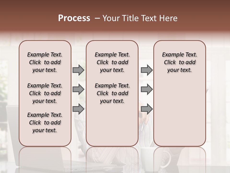 Telework Notebook Domestic PowerPoint Template