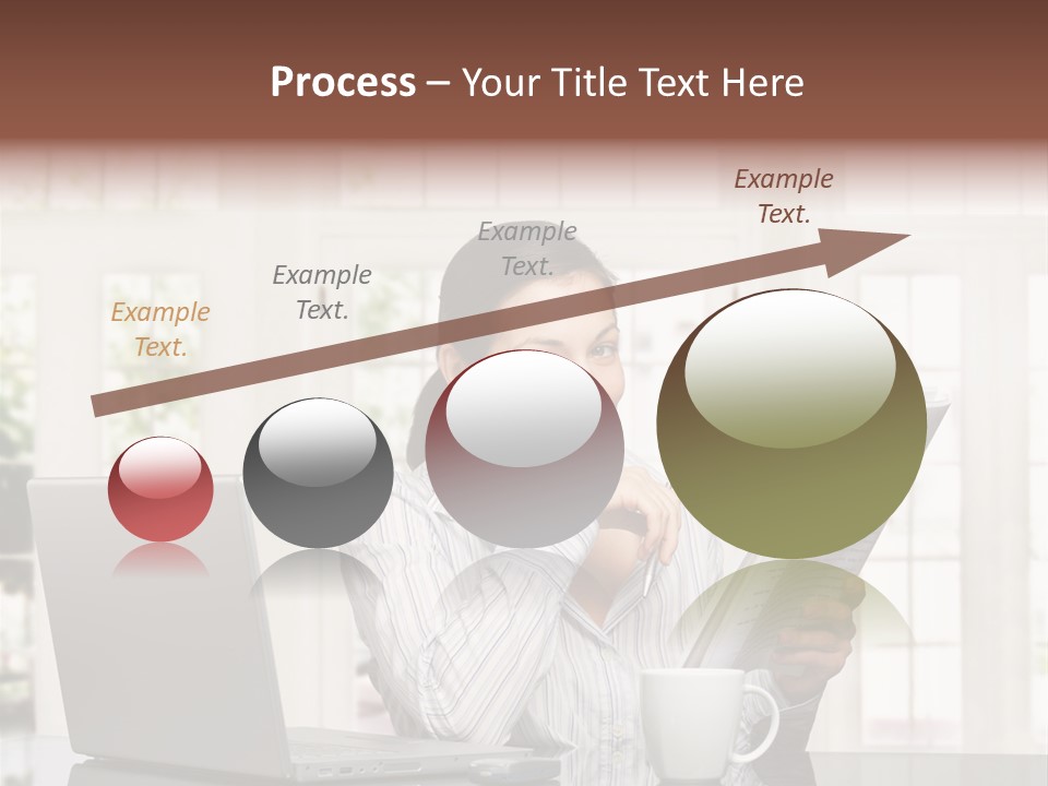 Telework Notebook Domestic PowerPoint Template