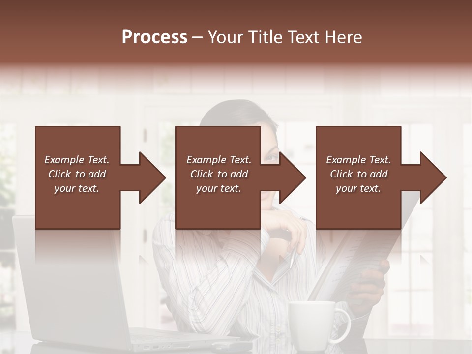 Telework Notebook Domestic PowerPoint Template
