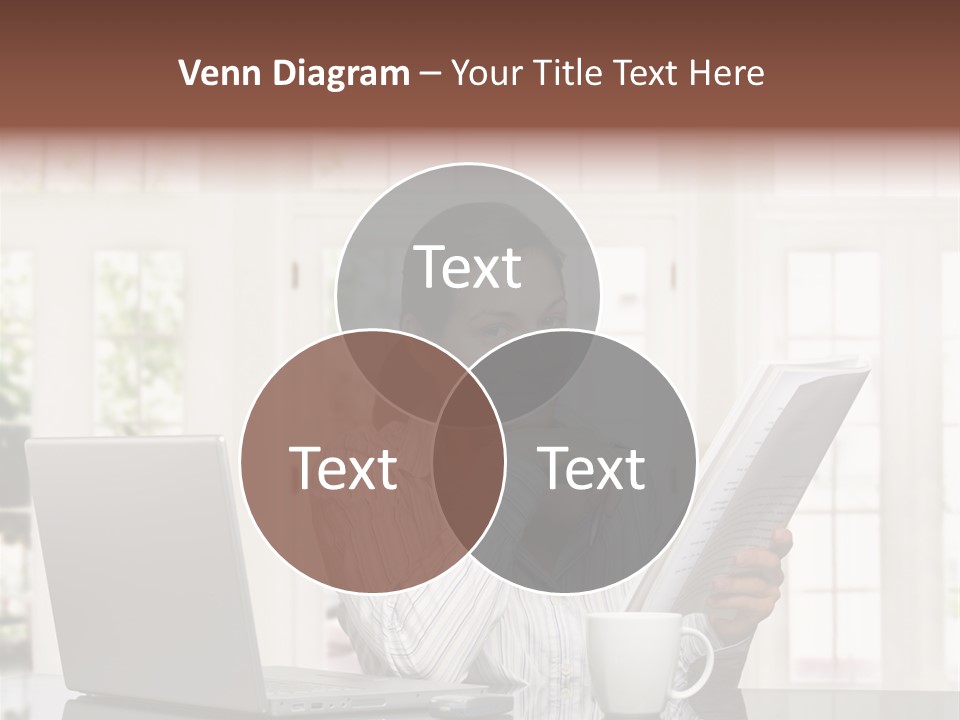 Telework Notebook Domestic PowerPoint Template