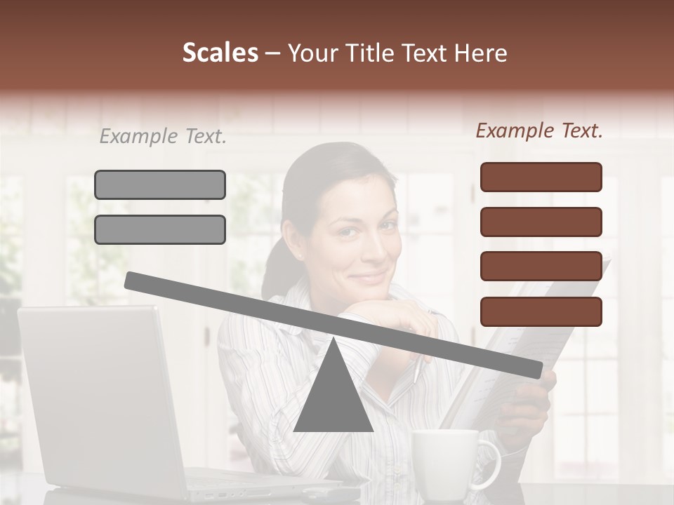 Telework Notebook Domestic PowerPoint Template