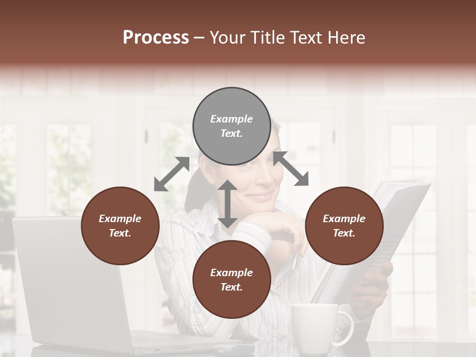 Telework Notebook Domestic PowerPoint Template
