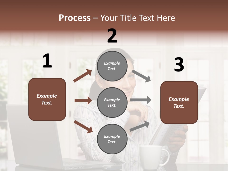 Telework Notebook Domestic PowerPoint Template