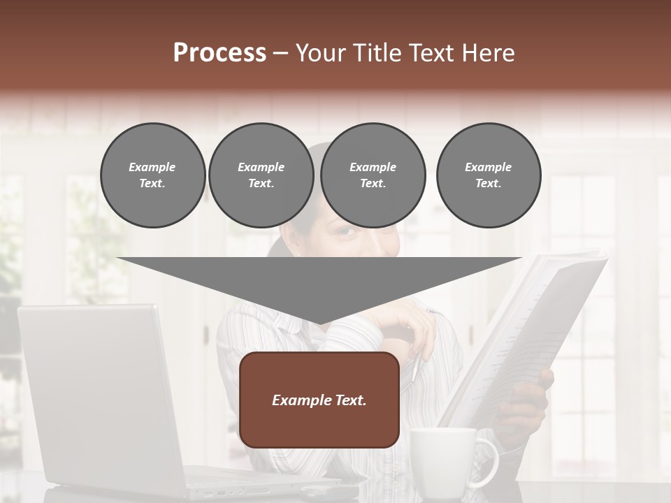 Telework Notebook Domestic PowerPoint Template