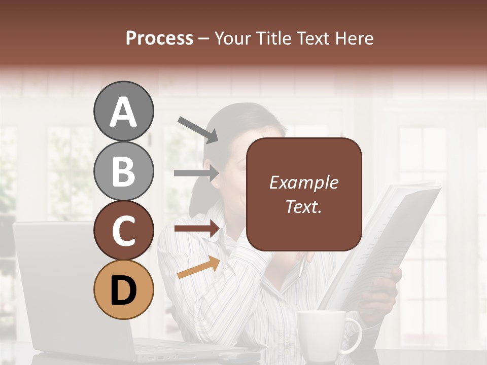 Telework Notebook Domestic PowerPoint Template