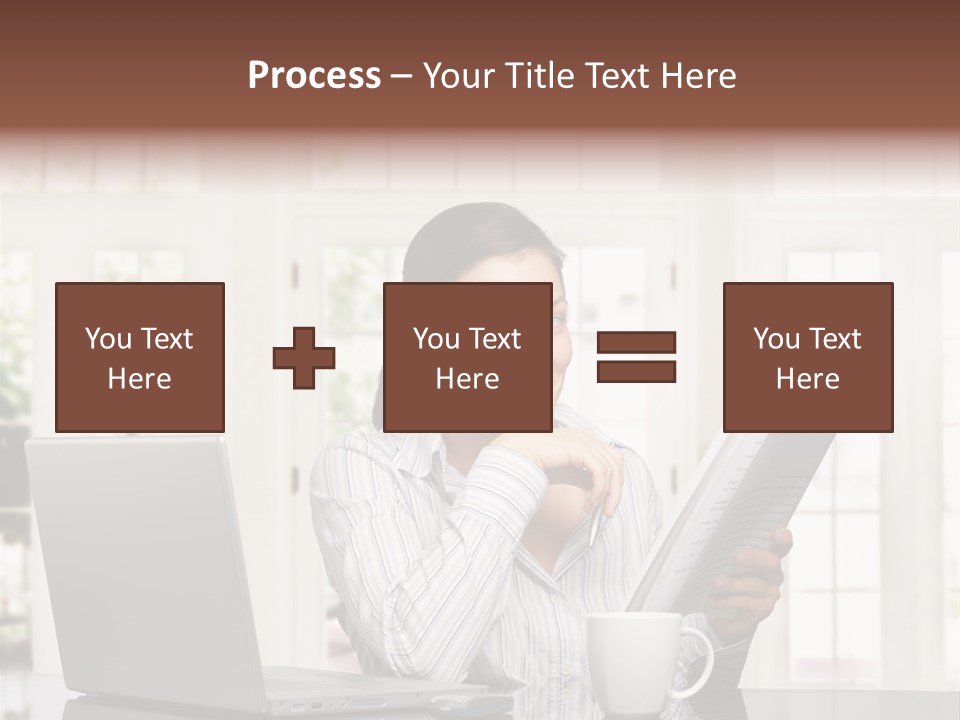 Telework Notebook Domestic PowerPoint Template