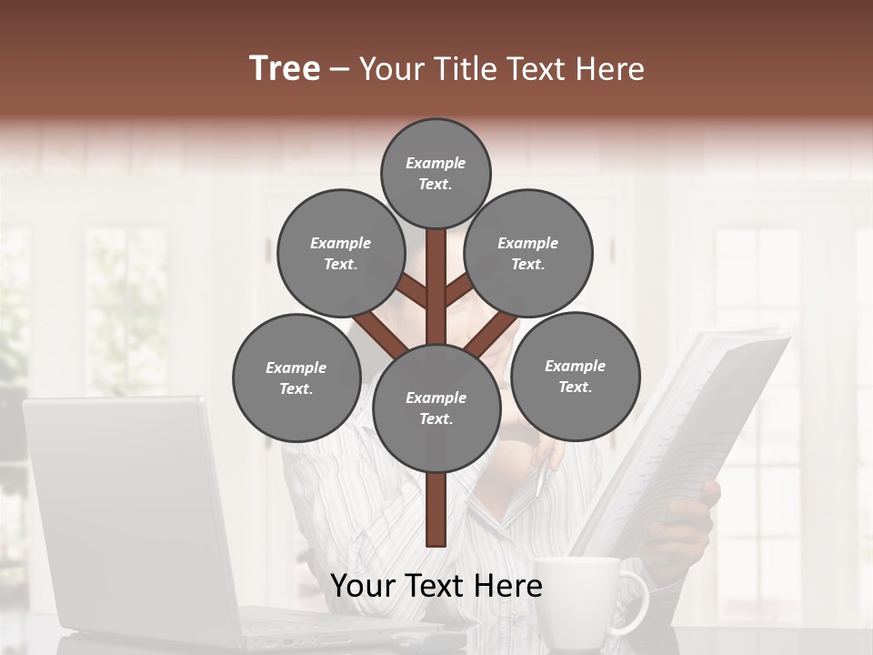 Telework Notebook Domestic PowerPoint Template