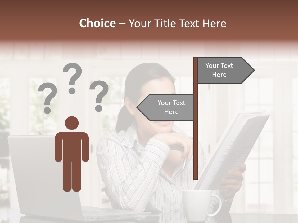 Telework Notebook Domestic PowerPoint Template