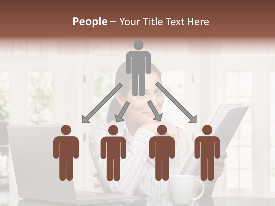 Telework Notebook Domestic PowerPoint Template