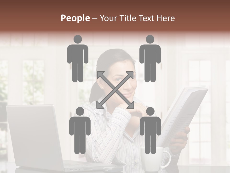 Telework Notebook Domestic PowerPoint Template