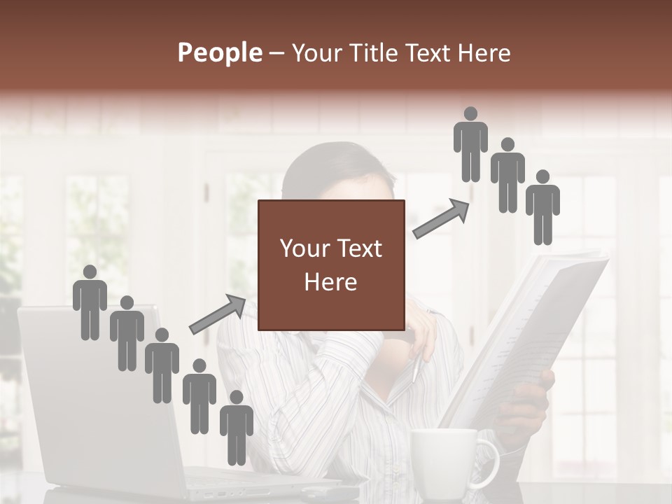 Telework Notebook Domestic PowerPoint Template