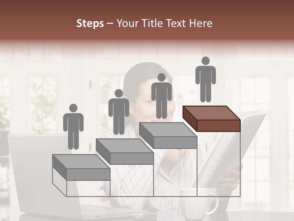 Telework Notebook Domestic PowerPoint Template