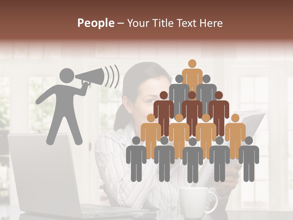 Telework Notebook Domestic PowerPoint Template