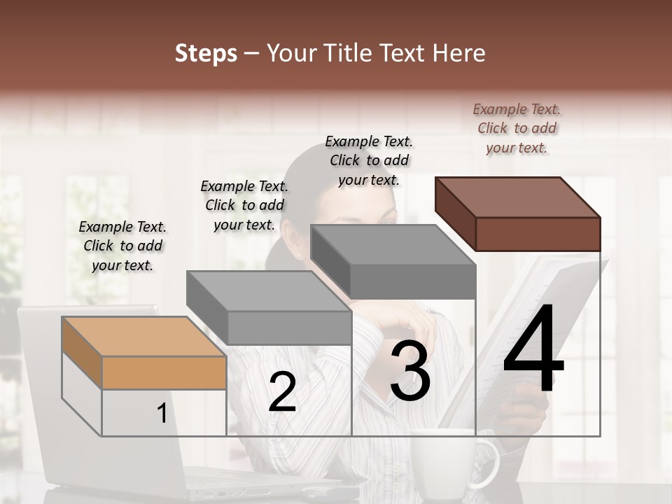 Telework Notebook Domestic PowerPoint Template