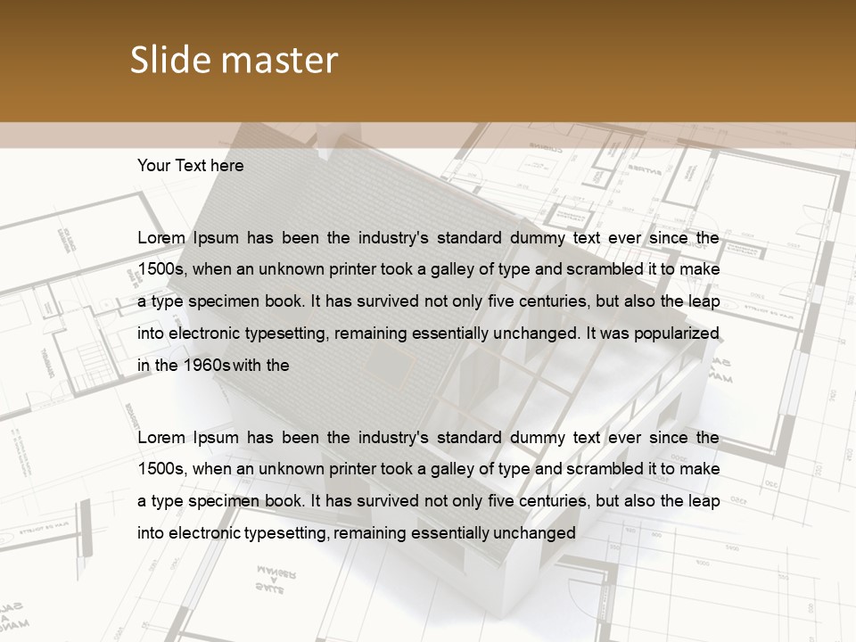Branch Future House PowerPoint Template