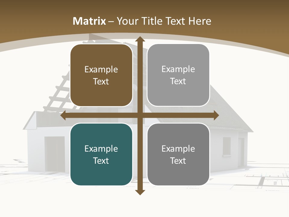 Study Dwelling Trade PowerPoint Template