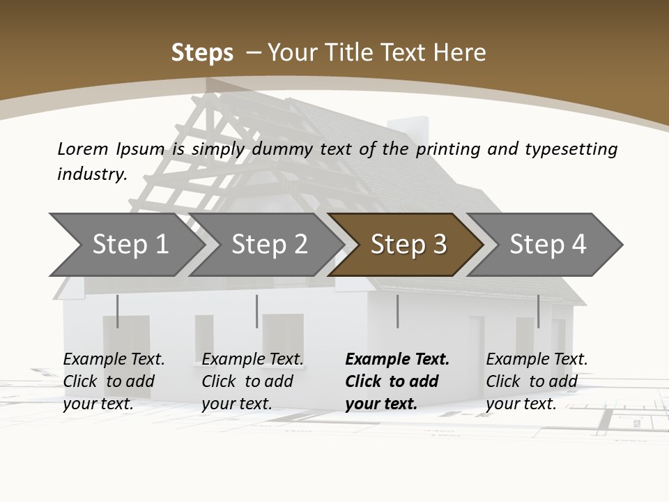 Study Dwelling Trade PowerPoint Template