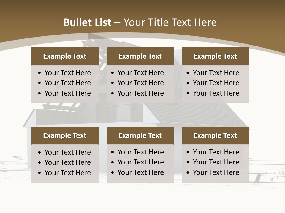 Study Dwelling Trade PowerPoint Template
