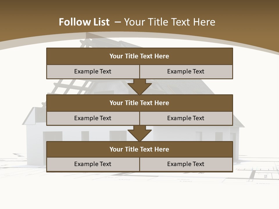 Study Dwelling Trade PowerPoint Template