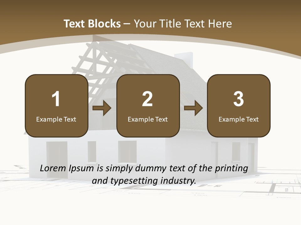 Study Dwelling Trade PowerPoint Template