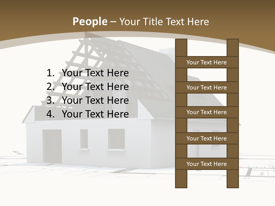 Study Dwelling Trade PowerPoint Template
