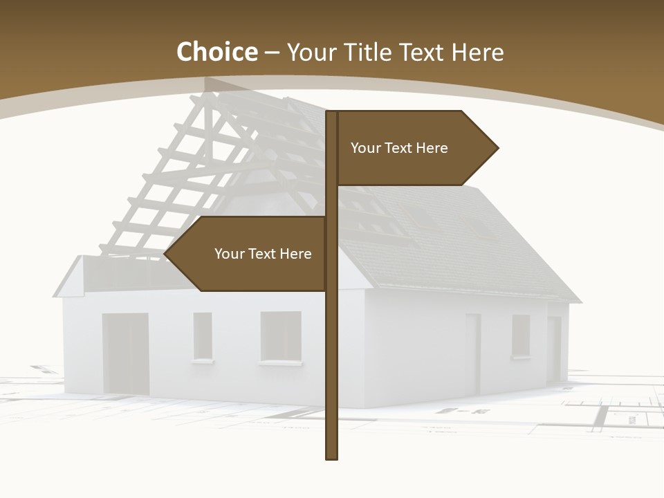 Study Dwelling Trade PowerPoint Template