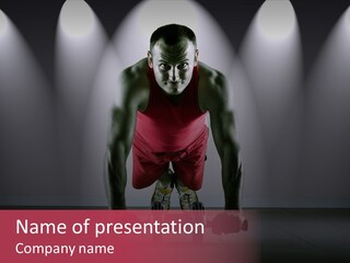 Handsome Strength Position PowerPoint Template